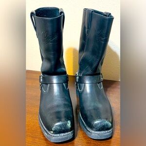 Men's Black Leather Boots